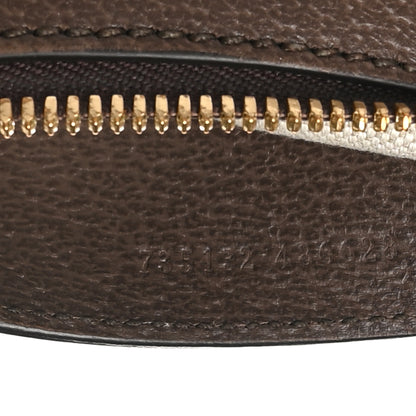 Gucci GG Supreme Monogram Textured Dollar Calfskin Web Small Ophidia GG Handbag Beige Ebony New Acero 7 of 11