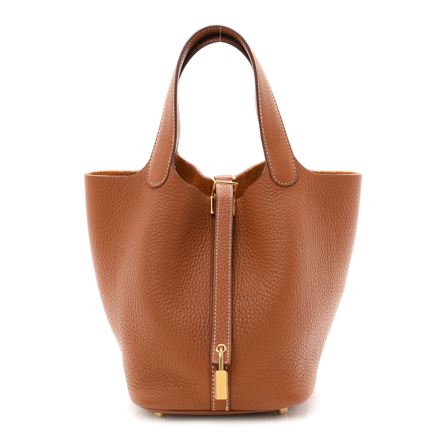 Hermes Taurillon Clemence Picotin Lock 18 PM Gold 1 of 10