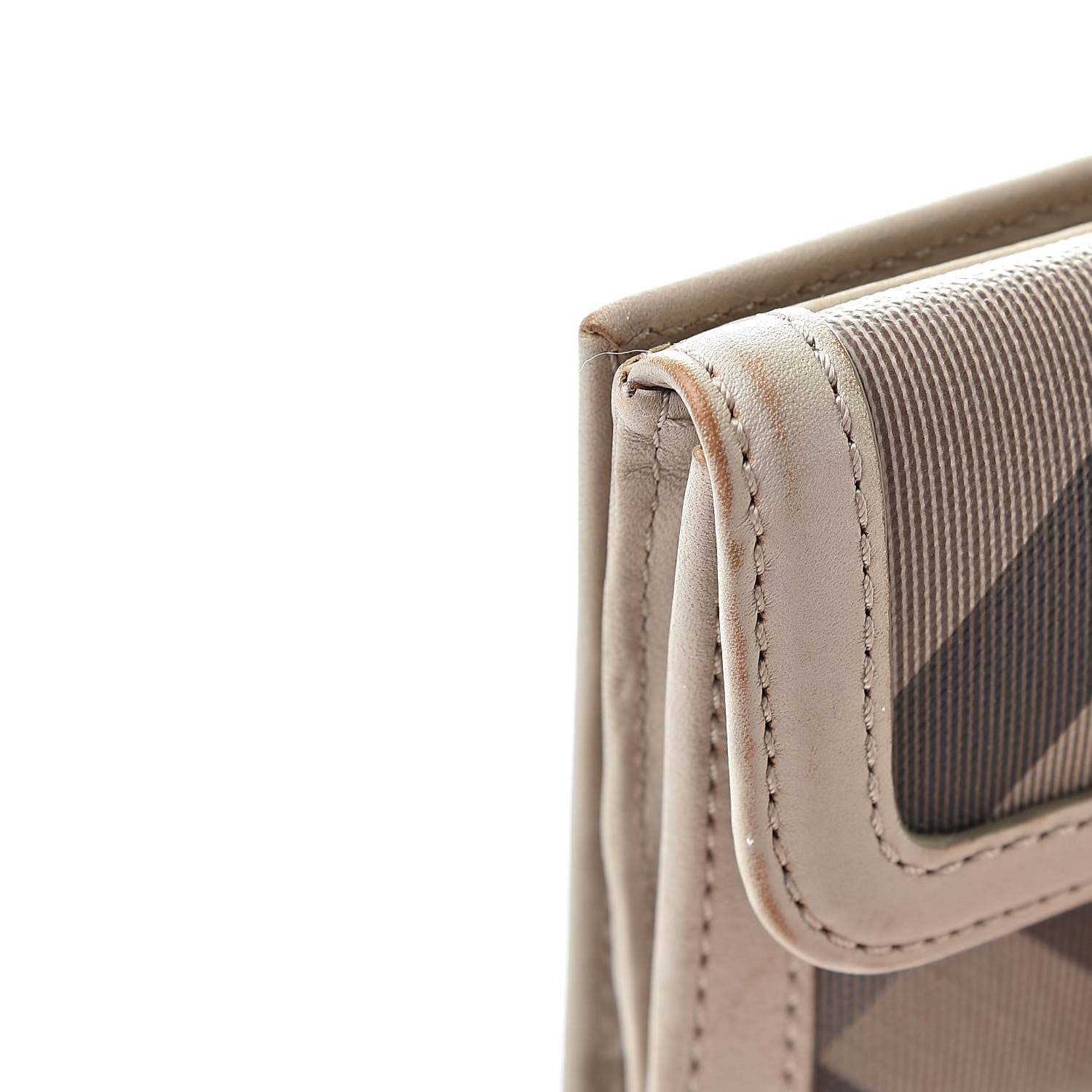 Burberry Smoked Check Continental Wallet Trench 13 of 17