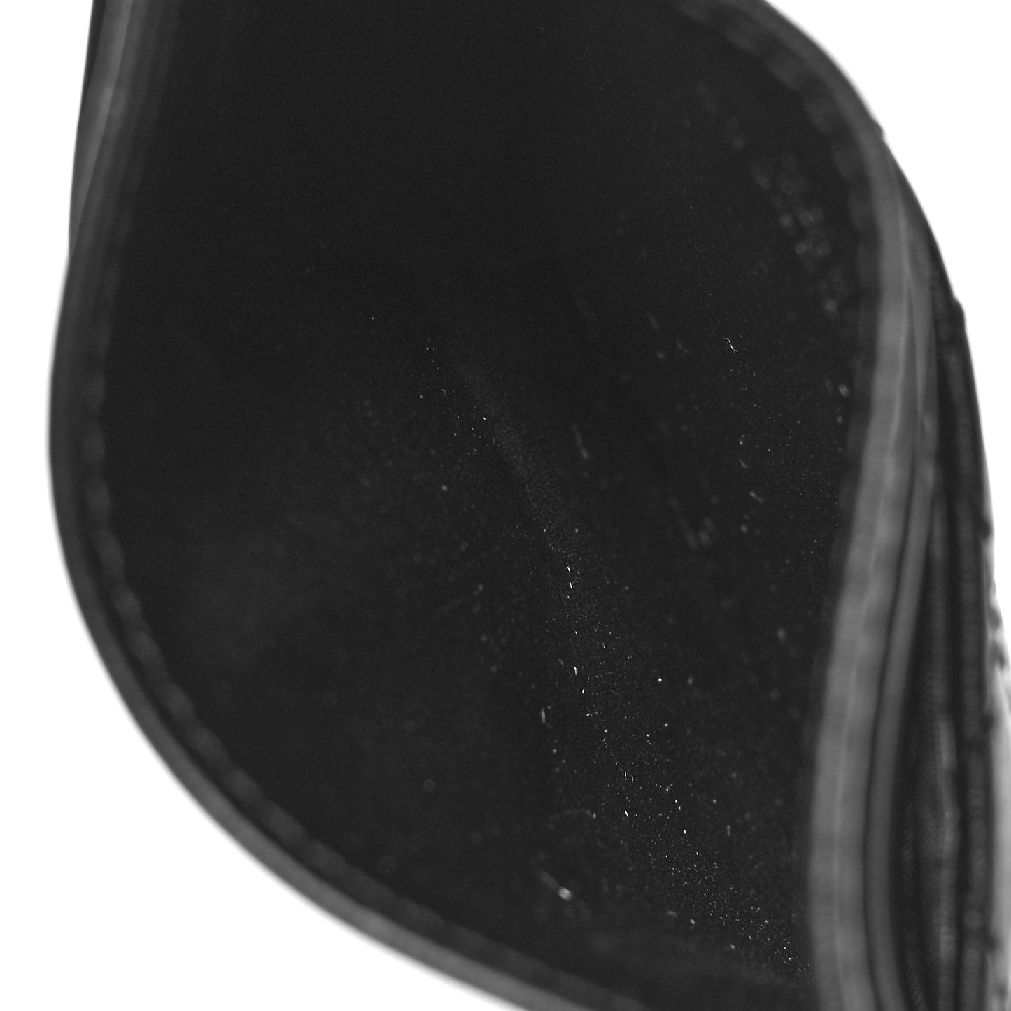 Calfskin Web Trapuntata Ophidia Card Holder Black
