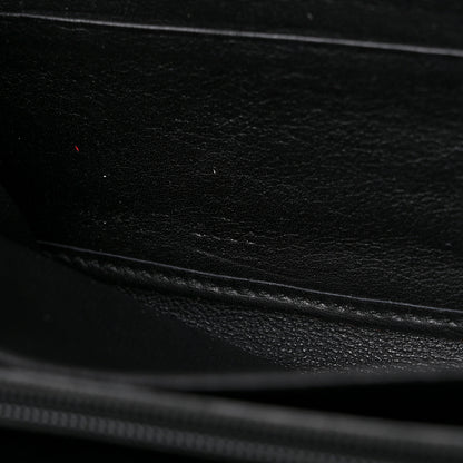 Gucci Guccissima Sukey Zip Around Wallet Black 6 of 8