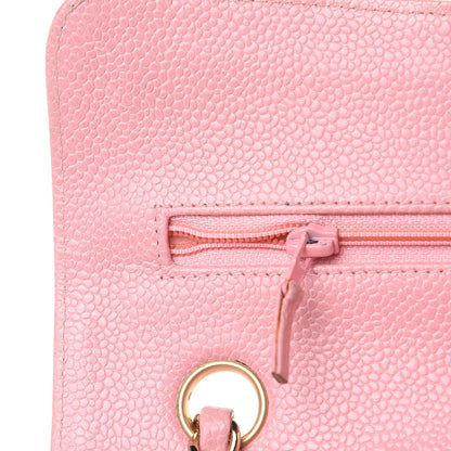 Chanel Caviar Quilted Small Double Flap Pink 15 of 19