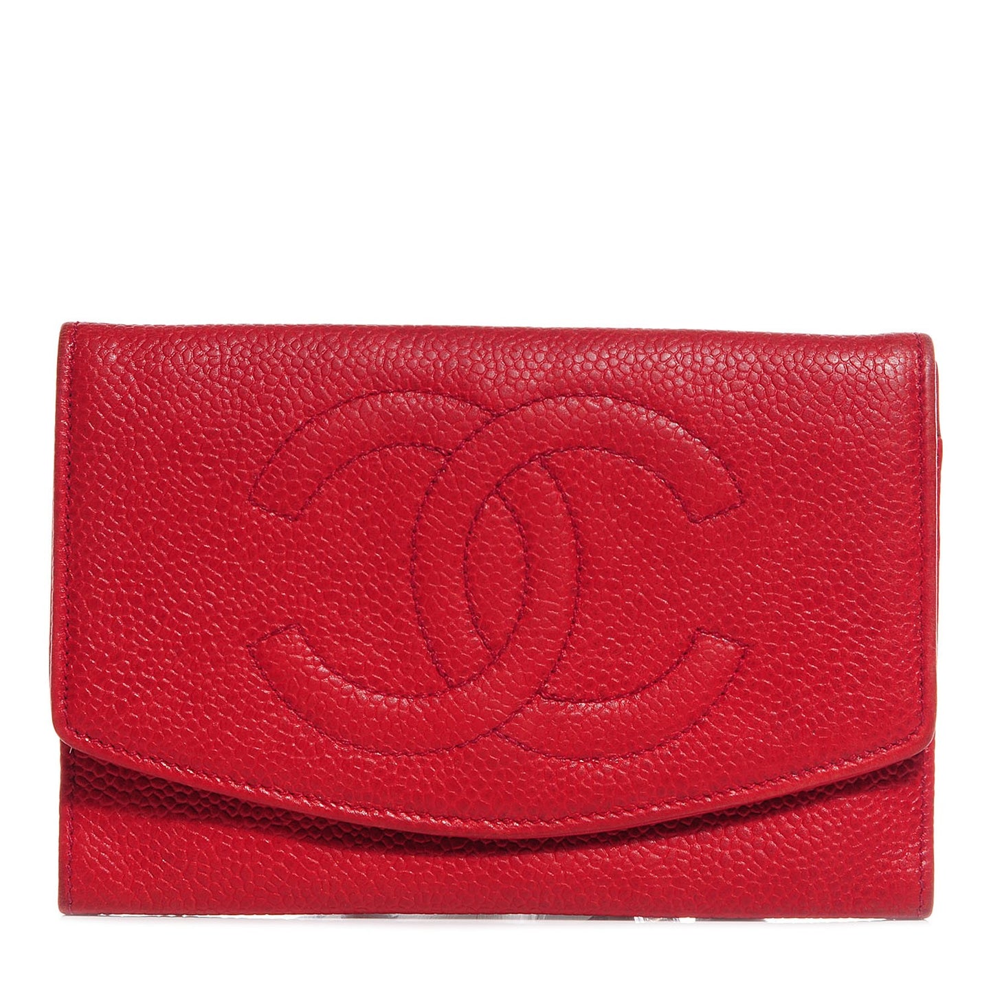 Caviar Timeless CC Card Holder Wallet Red