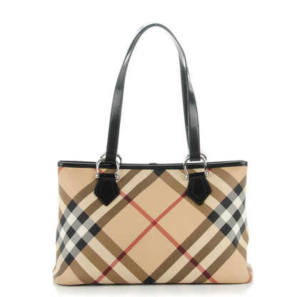 Burberry Supernova Check Regent Tote Black 1 of 10