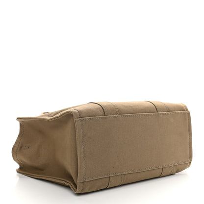 Marc Jacobs Cotton Canvas Medium The Traveler Tote Bag Slate Green 3 of 8