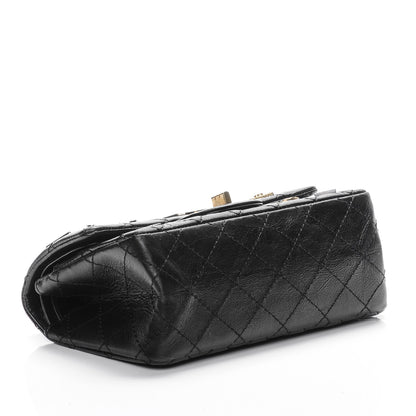 Chanel Aged Calfskin Casino 2.55 Reissue 224 Flap Black 4 of 7