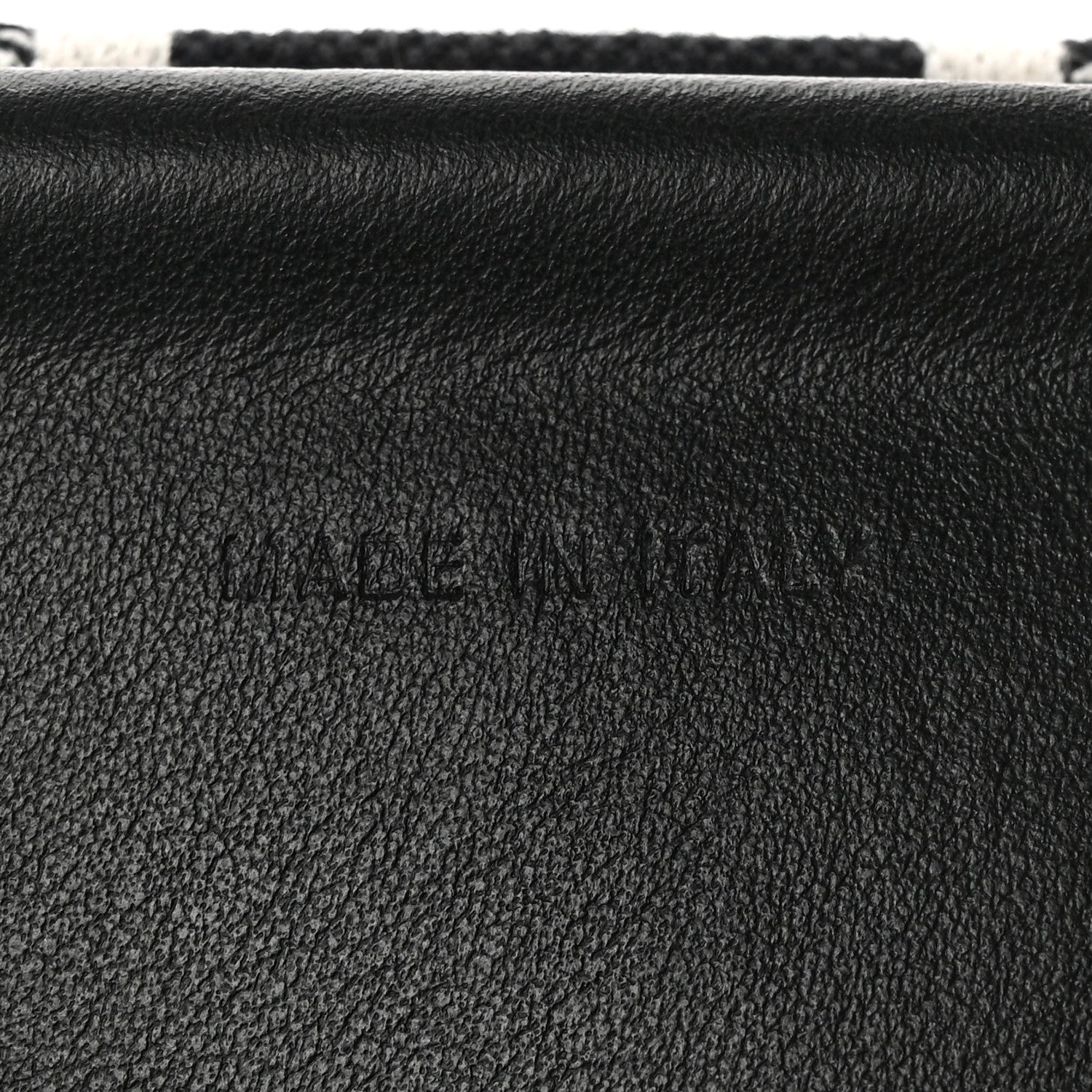 Christian Dior Canvas Embroidered Shoulder Strap Black Ultramatte 4 of 7