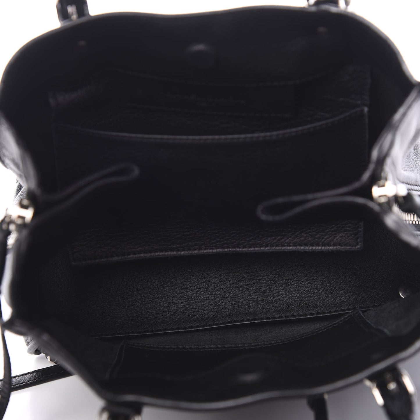 Calfskin Papier Mini A4 Tote Black