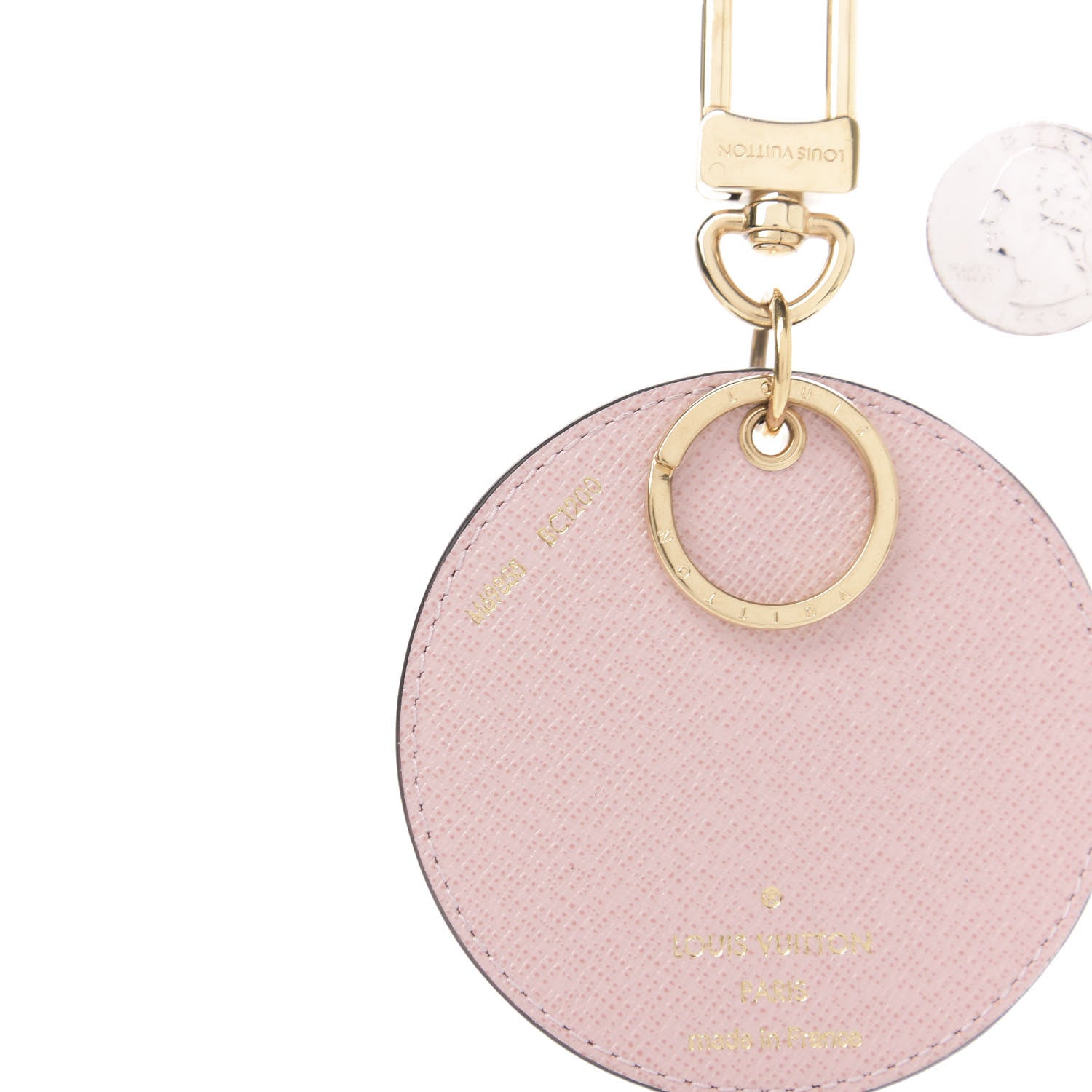 Louis Vuitton Monogram 2020 Christmas Animation Big Wheel Bag Charm Key Ring Rose Ballerine 7 of 8