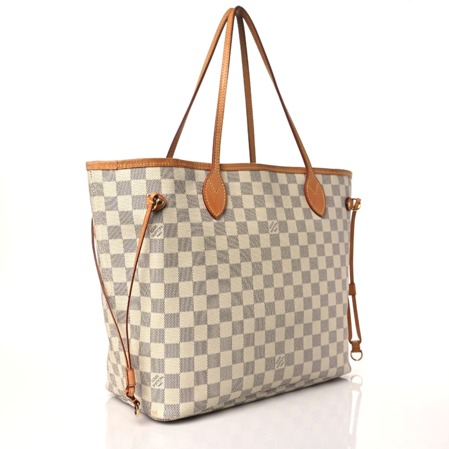 Louis Vuitton Damier Azur Neverfull MM 2 of 9