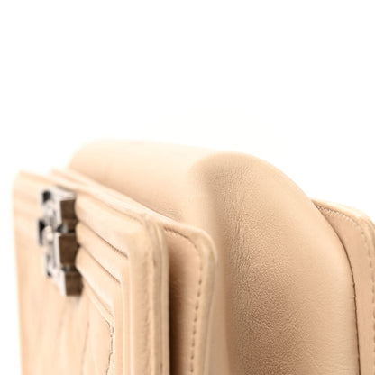 Chanel Calfskin Quilted Double Stitch New Medium Boy Flap Beige 14 of 14