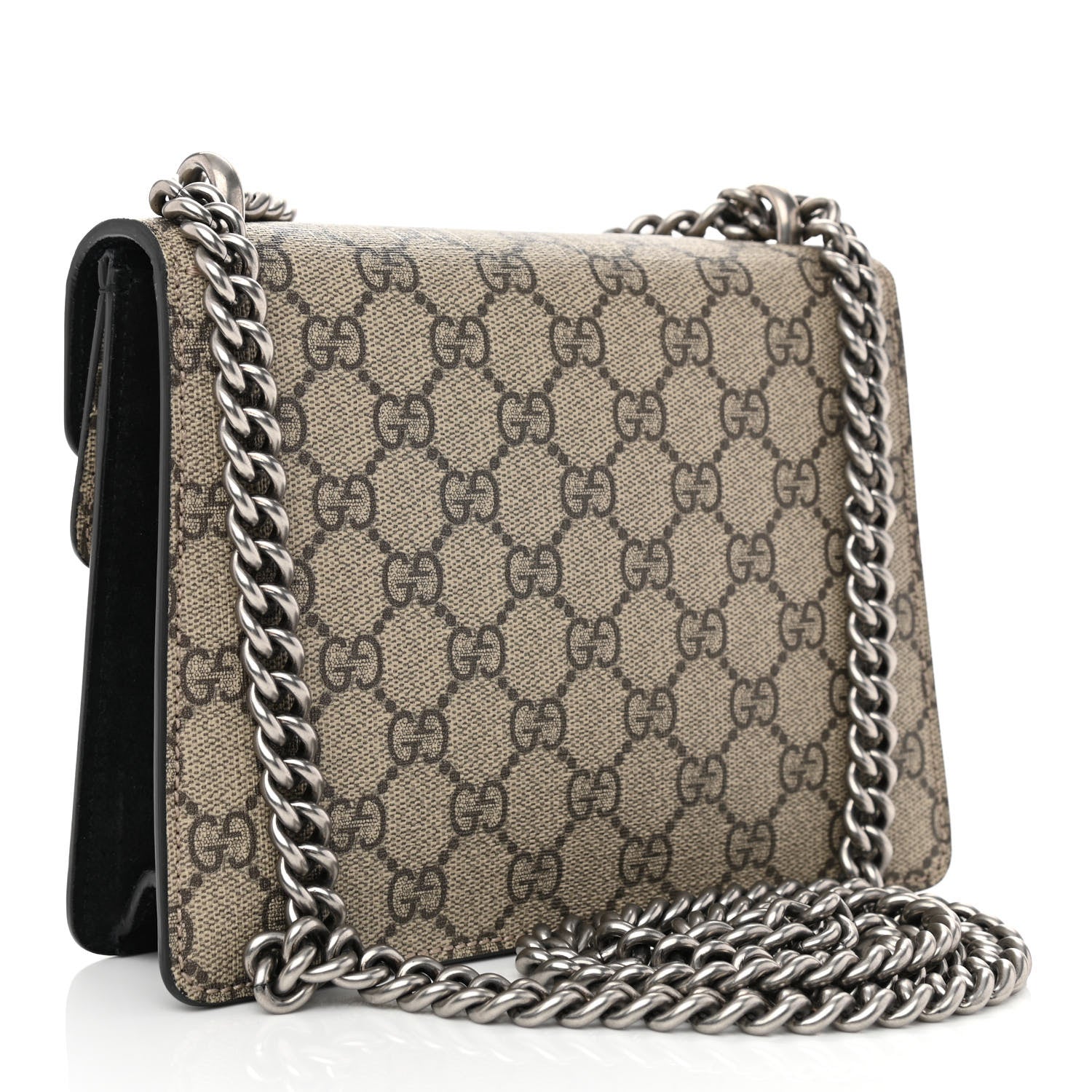 Gucci GG Supreme Monogram Mini Dionysus Shoulder Bag Black 3 of 9
