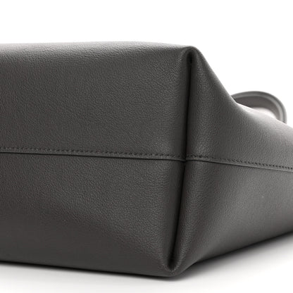 Saint Laurent Calfskin Large Shopping Tote Coal 11 of 12