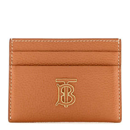 Burberry Grainy Calfskin TB Card Holder Warm Russet Brown 1 of 6