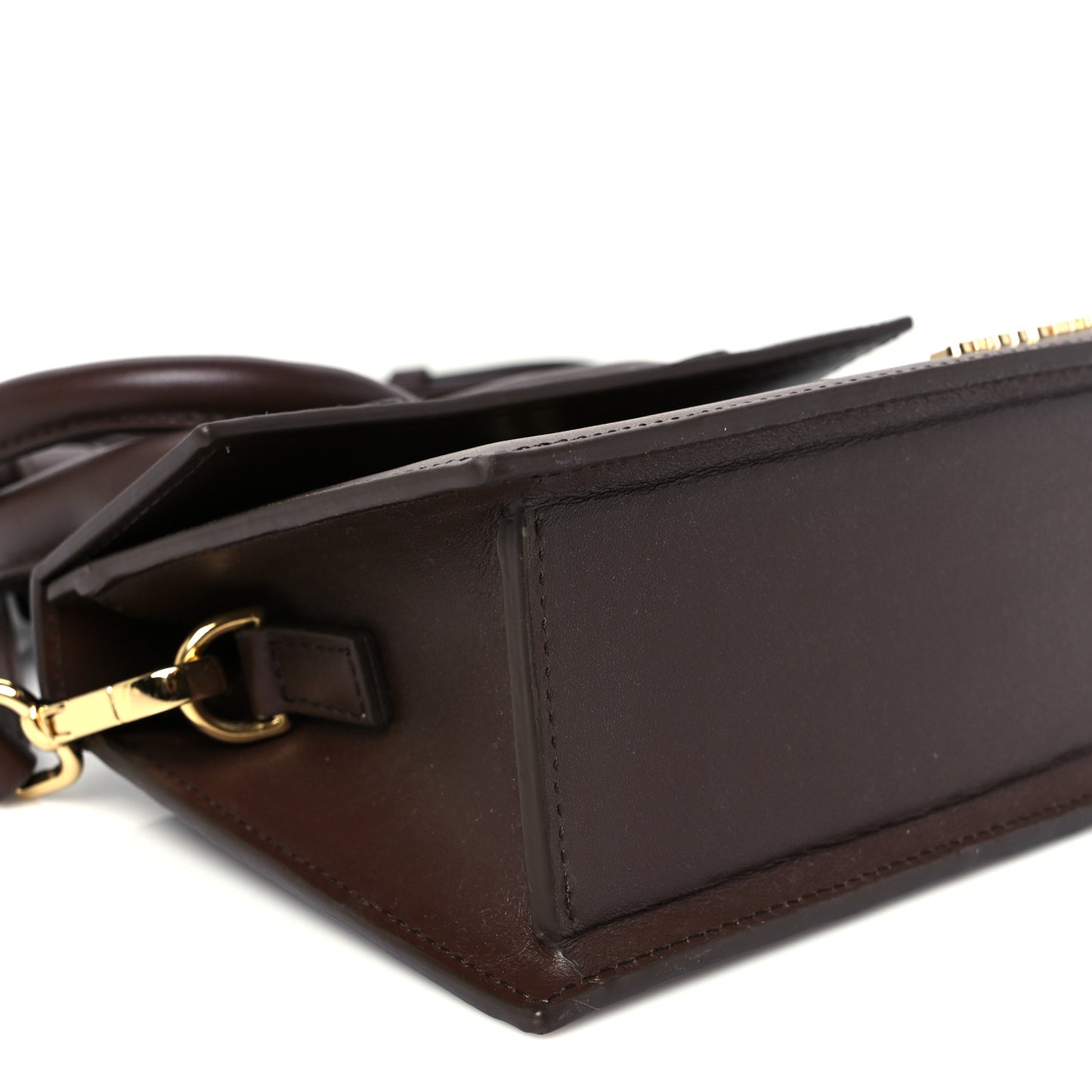 Smooth Calfskin Le Chiquito Noeud Dark Brown