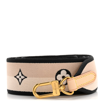 Louis Vuitton Jacquard Speedy Bandouliere 20 Shoulder Strap Black 1 of 4