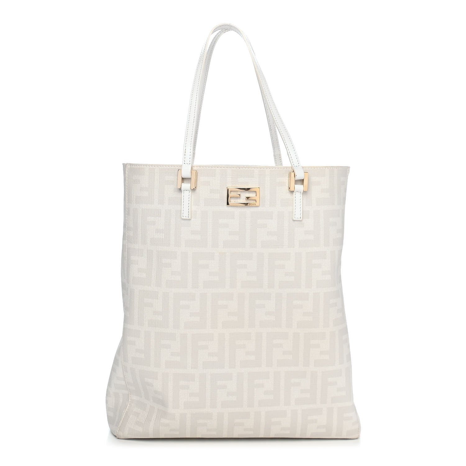 Fendi Zucca Spalmati Tote White 1 of 8