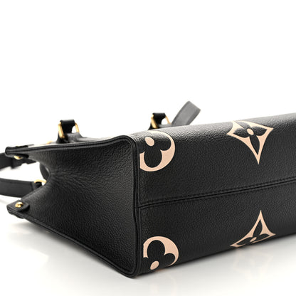 Louis Vuitton Empreinte Monogram Giant Onthego PM Black Beige 8 of 9