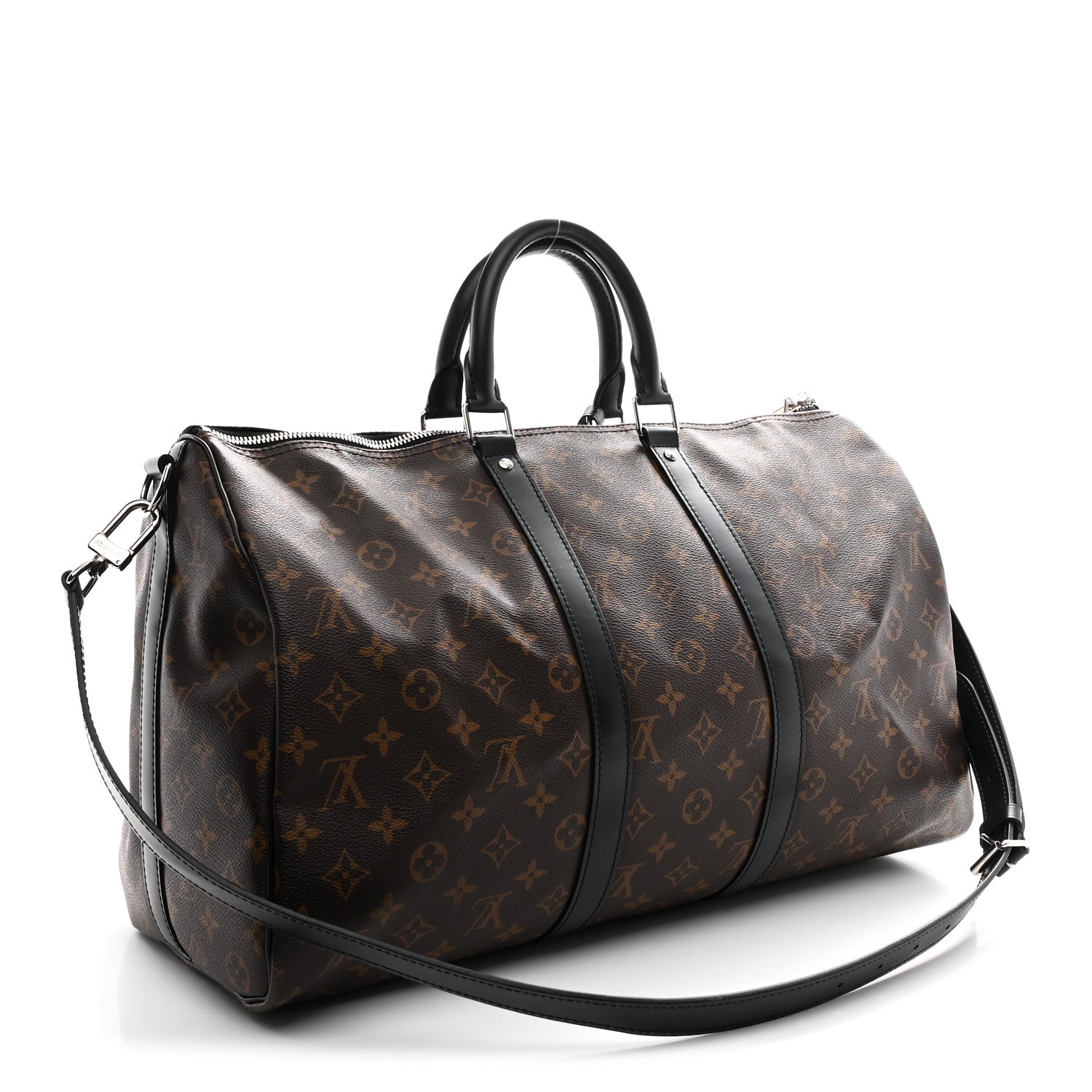 Louis Vuitton Monogram Macassar Keepall Bandouliere 45 2 of 8