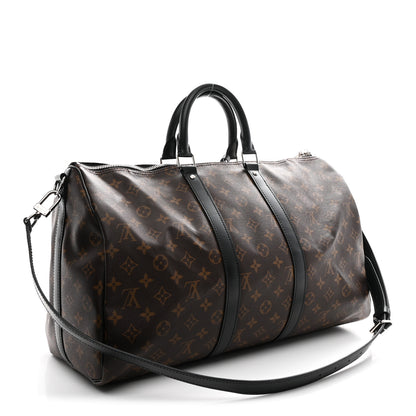Louis Vuitton Monogram Macassar Keepall Bandouliere 45 2 of 8