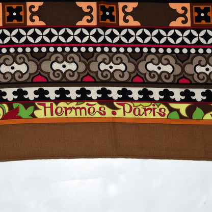 Hermes Cashmere Silk La Femme Aux Semelles de Vent Shawl 140 3 of 6