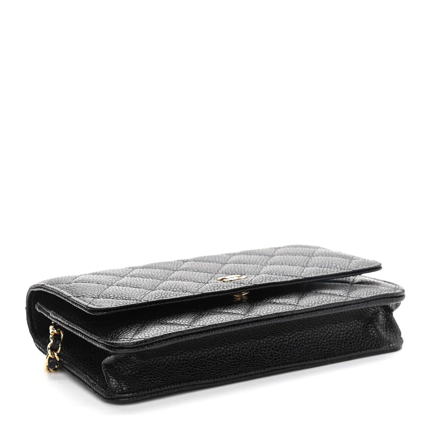 Chanel Caviar Quilted Wallet On Chain WOC Black 4 of 10
