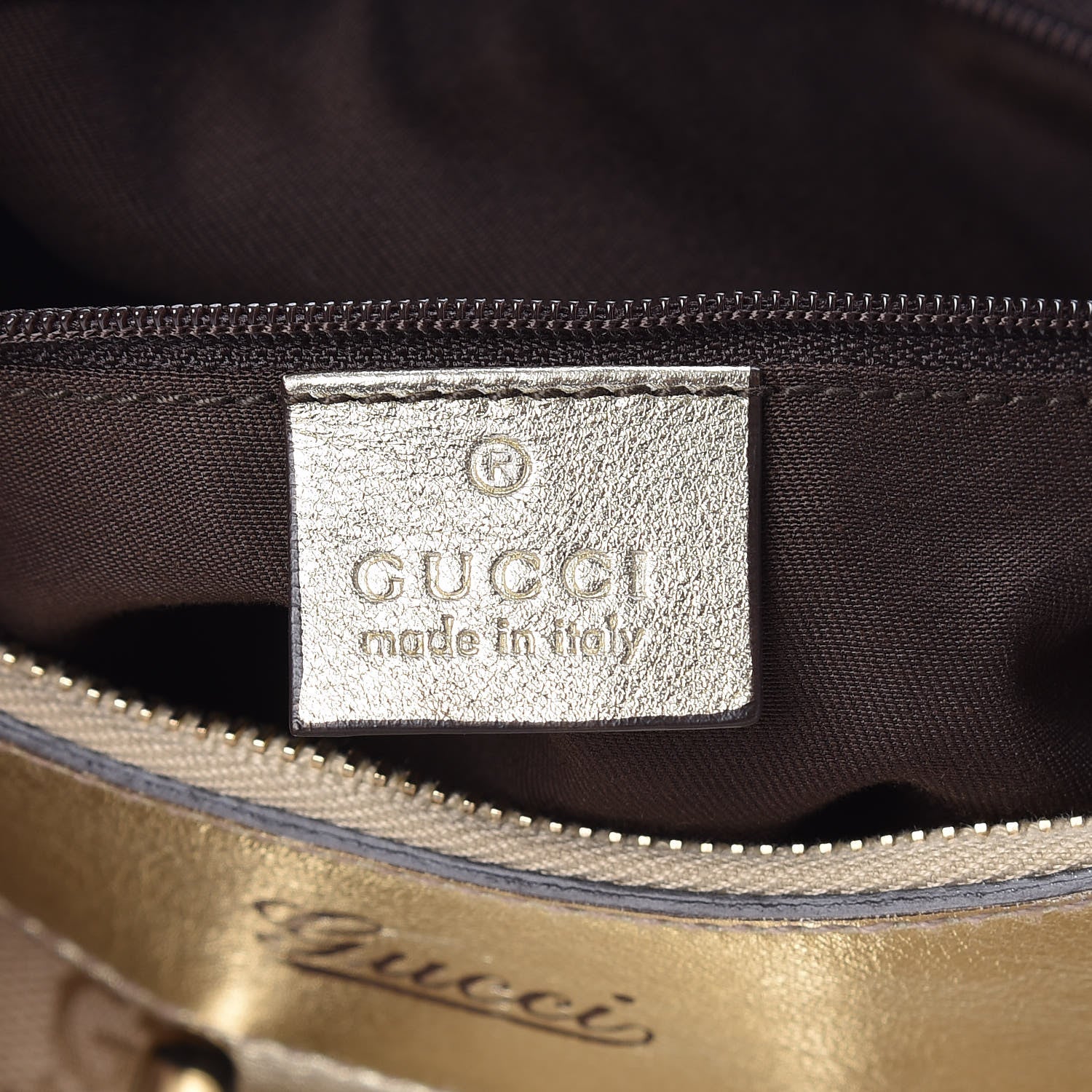 Gucci Monogram Large D Gold Hobo Gold 6 of 10