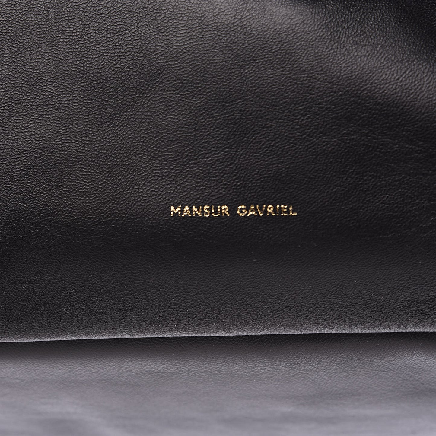 Lambskin Cloud Clutch Black Flamma