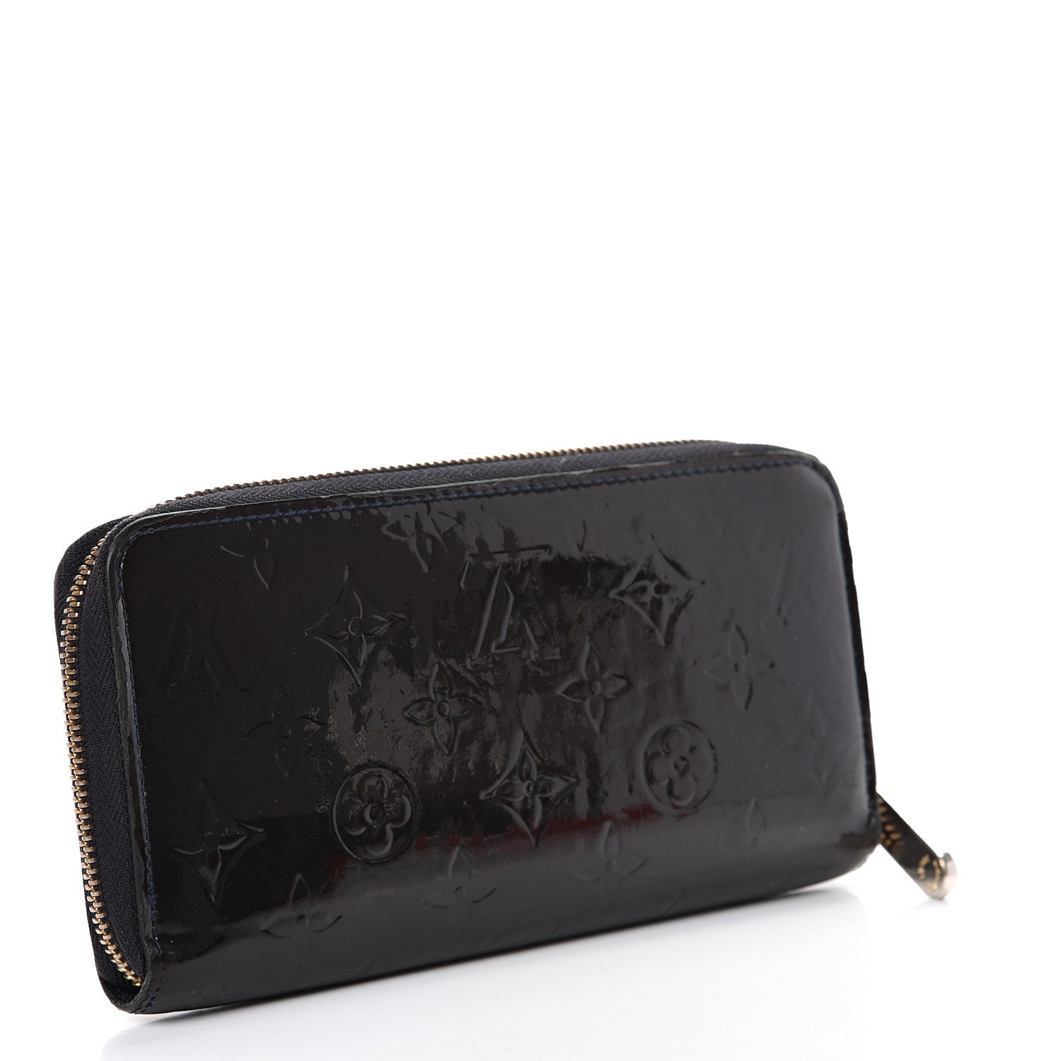 Louis Vuitton Vernis Zippy Wallet Blue Infini 2 of 16