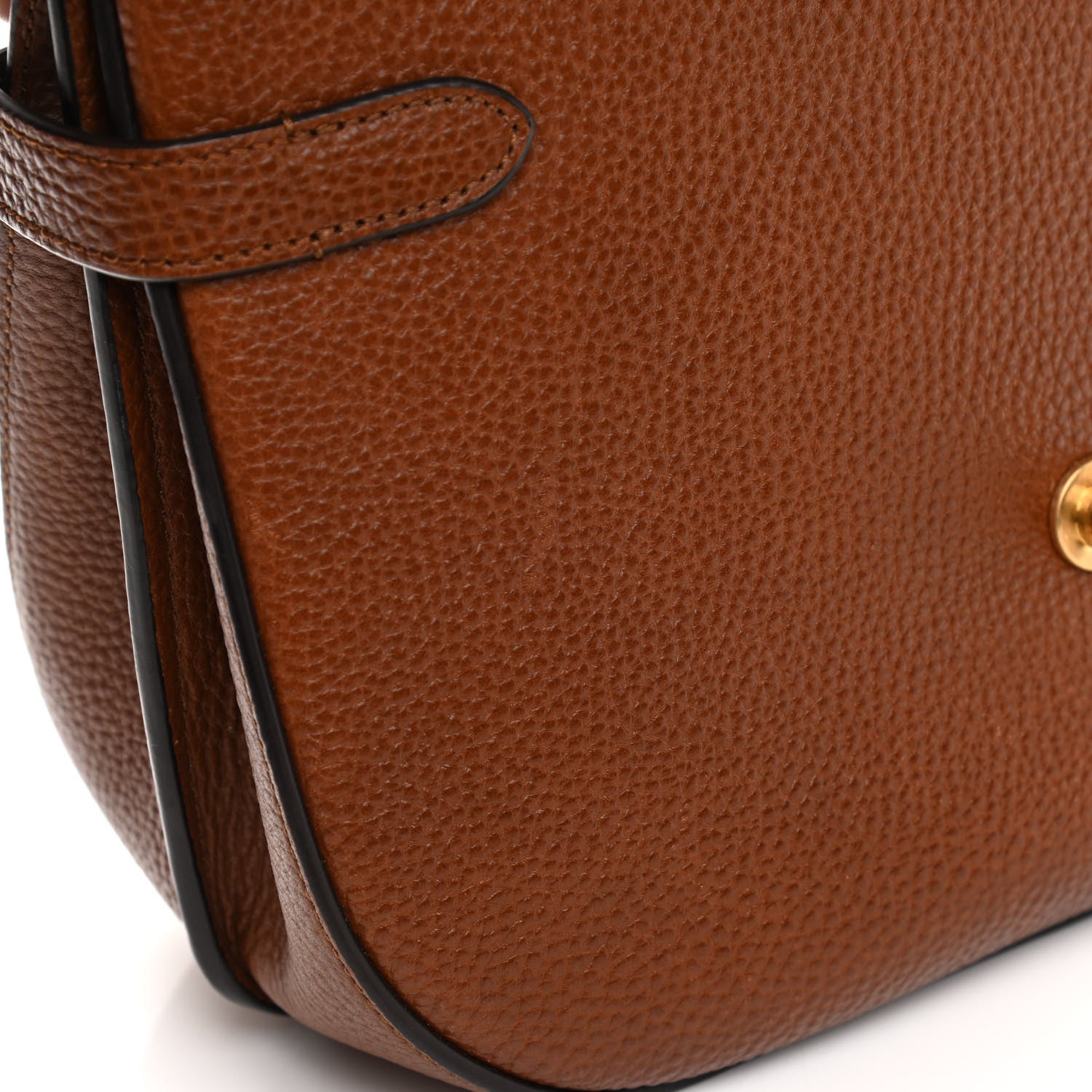 Mulberry Small Classic Grain Calfskin Amberley Satchel Oak 13 of 13