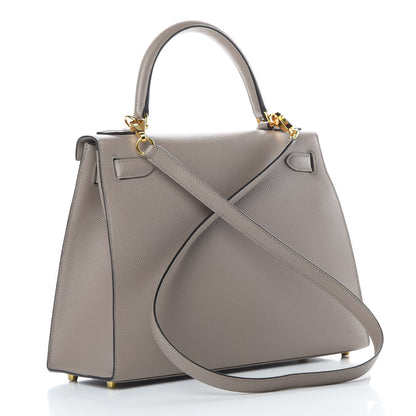 Hermes Epsom Kelly Sellier 28 Gris Asphalte 3 of 11