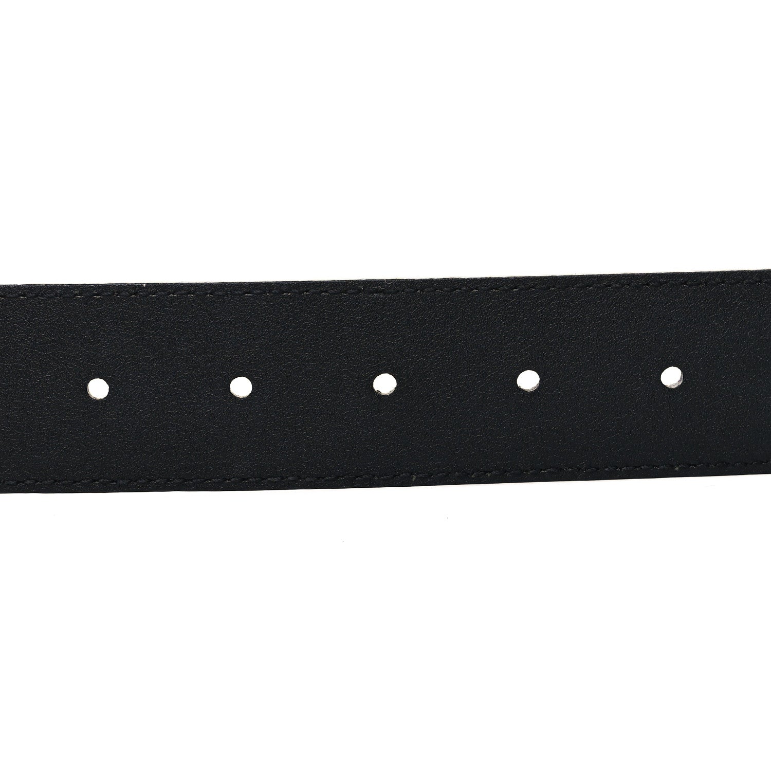 Gucci Calfskin Interlocking G 37mm Belt 75 30 Black 4 of 5