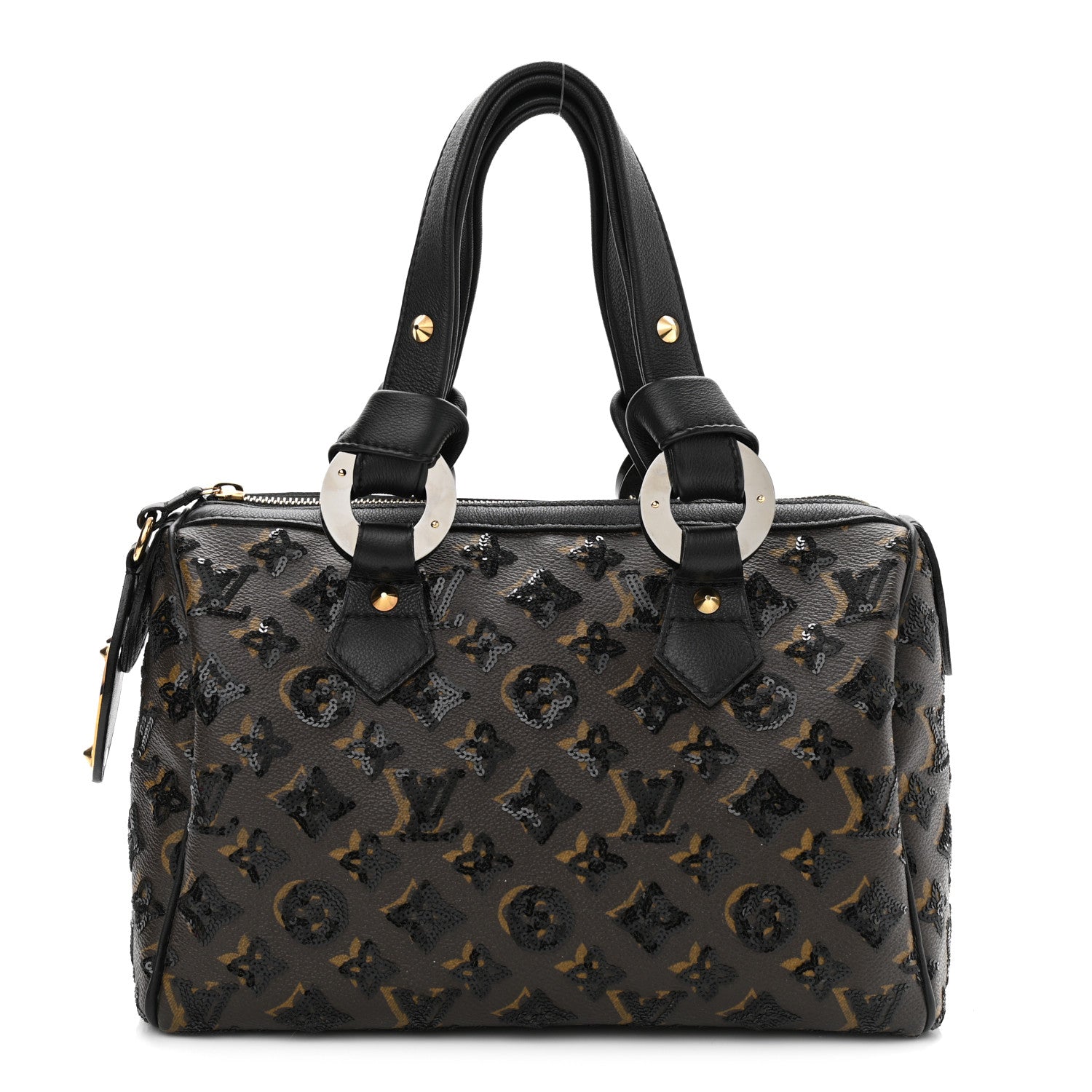 Louis Vuitton Monogram Sequins Eclipse Speedy 28 Black 1 of 10