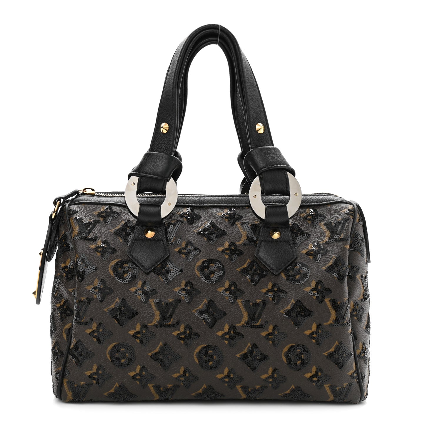 Monogram Sequins Eclipse Speedy 28 Black