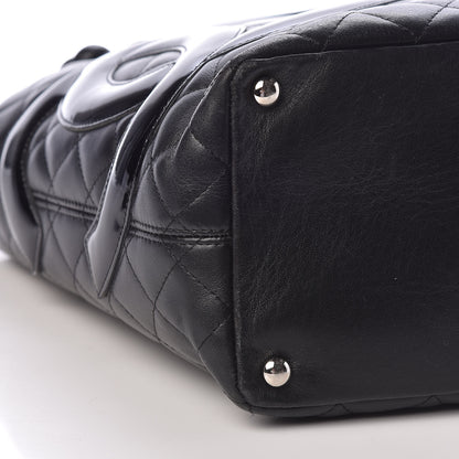 Chanel Calfskin Quilted Medium Cambon Tote Black 9 of 15