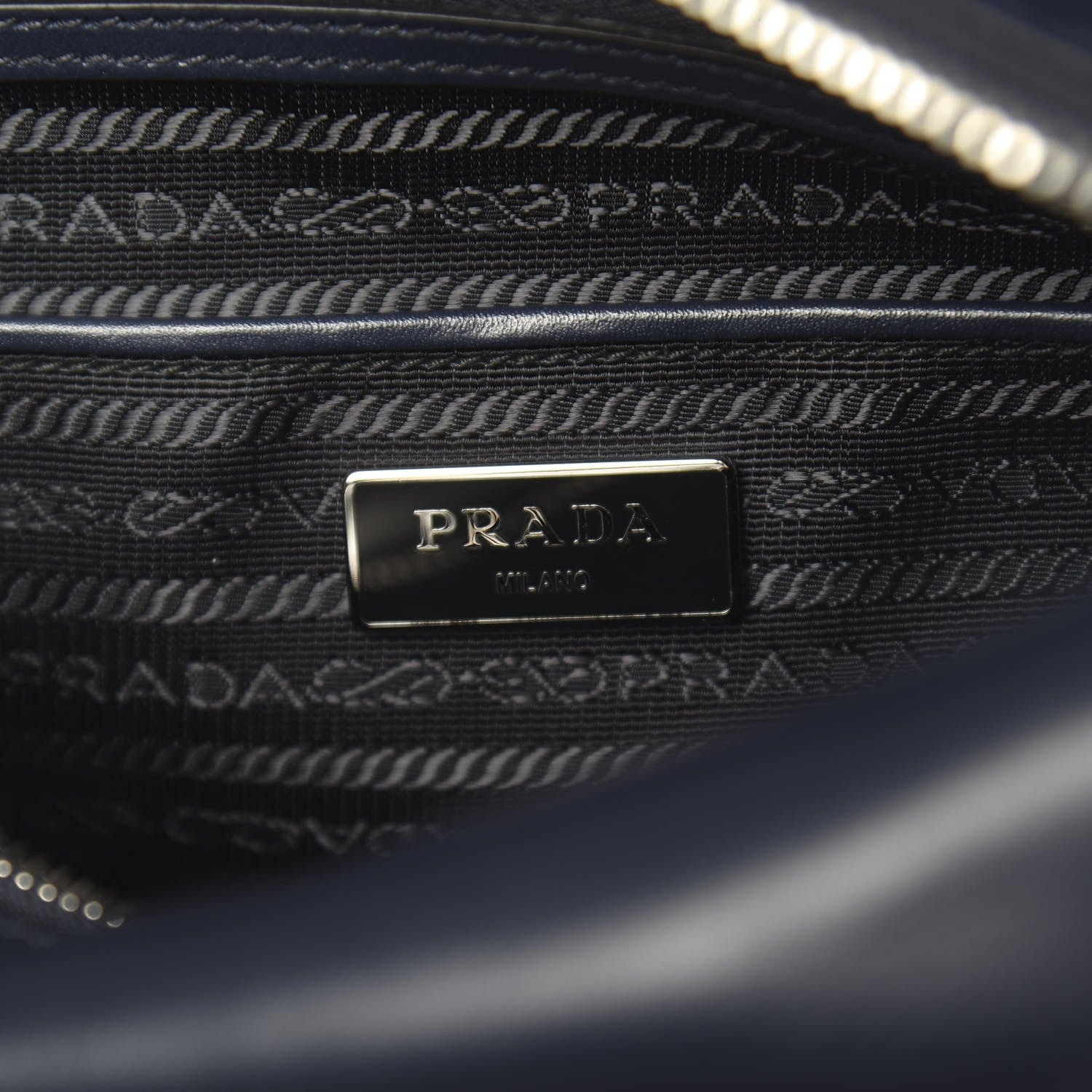 Prada Soft Calf Messenger Bag Baltico 6 of 10