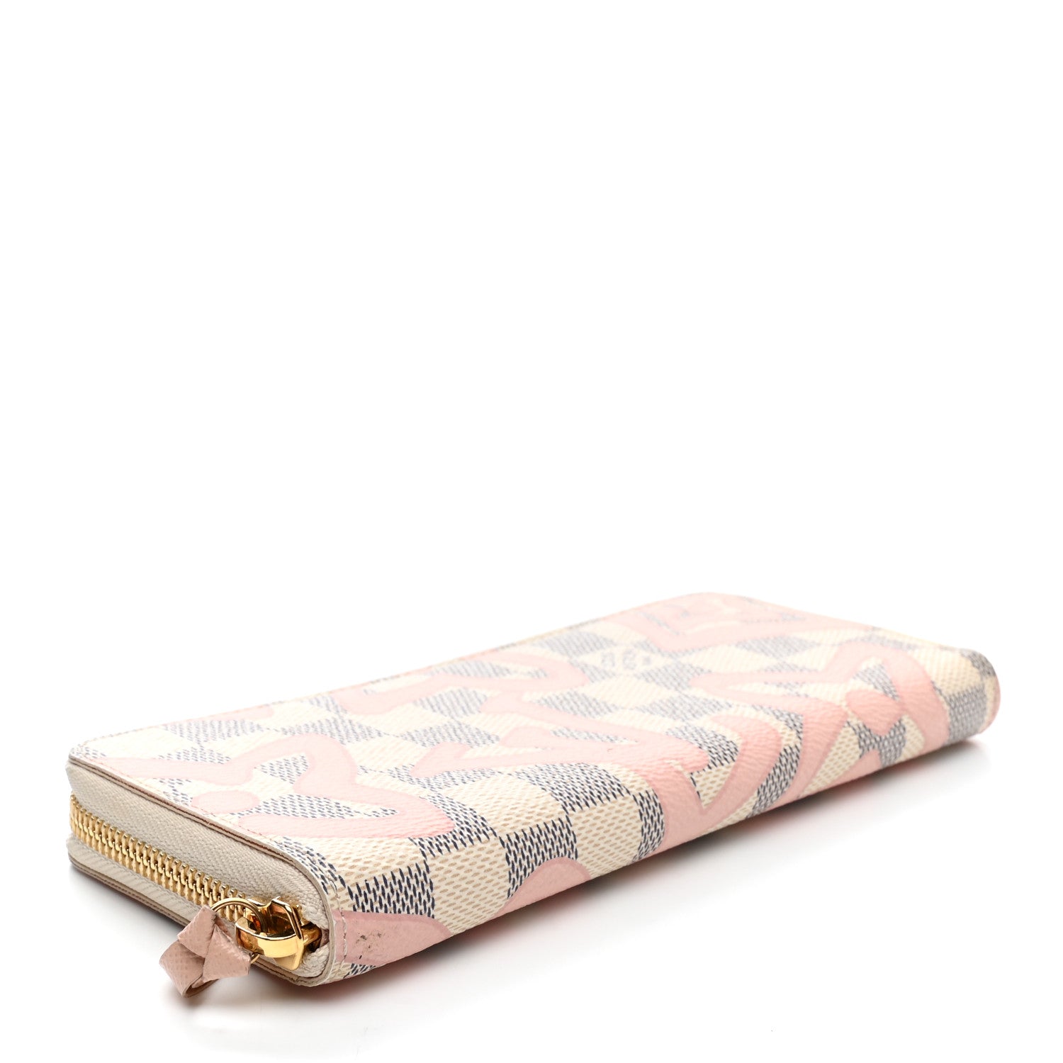 Louis Vuitton Damier Azur Tahitienne Clemence Wallet 4 of 13