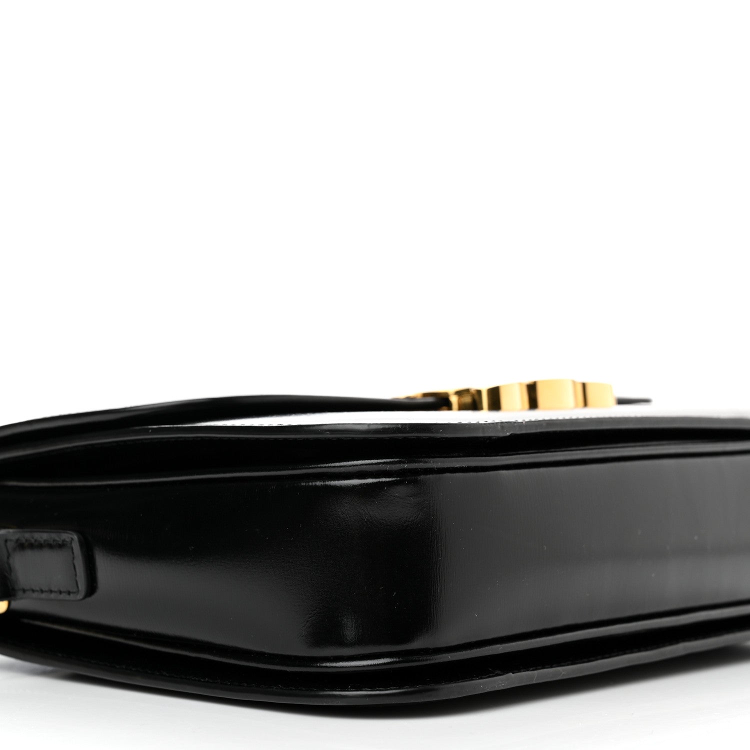 Celine Shiny Calfskin Medium Triomphe Black 11 of 17