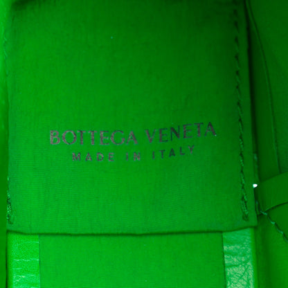Bottega Veneta Paper Calfskin Maxi Intreccio Cassette Crossbody Bag Grass 6 of 10