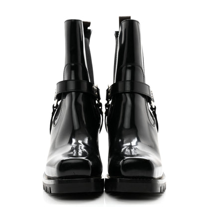 Louis Vuitton Patent Limitless Ankle Boots 39 Black 2 of 10