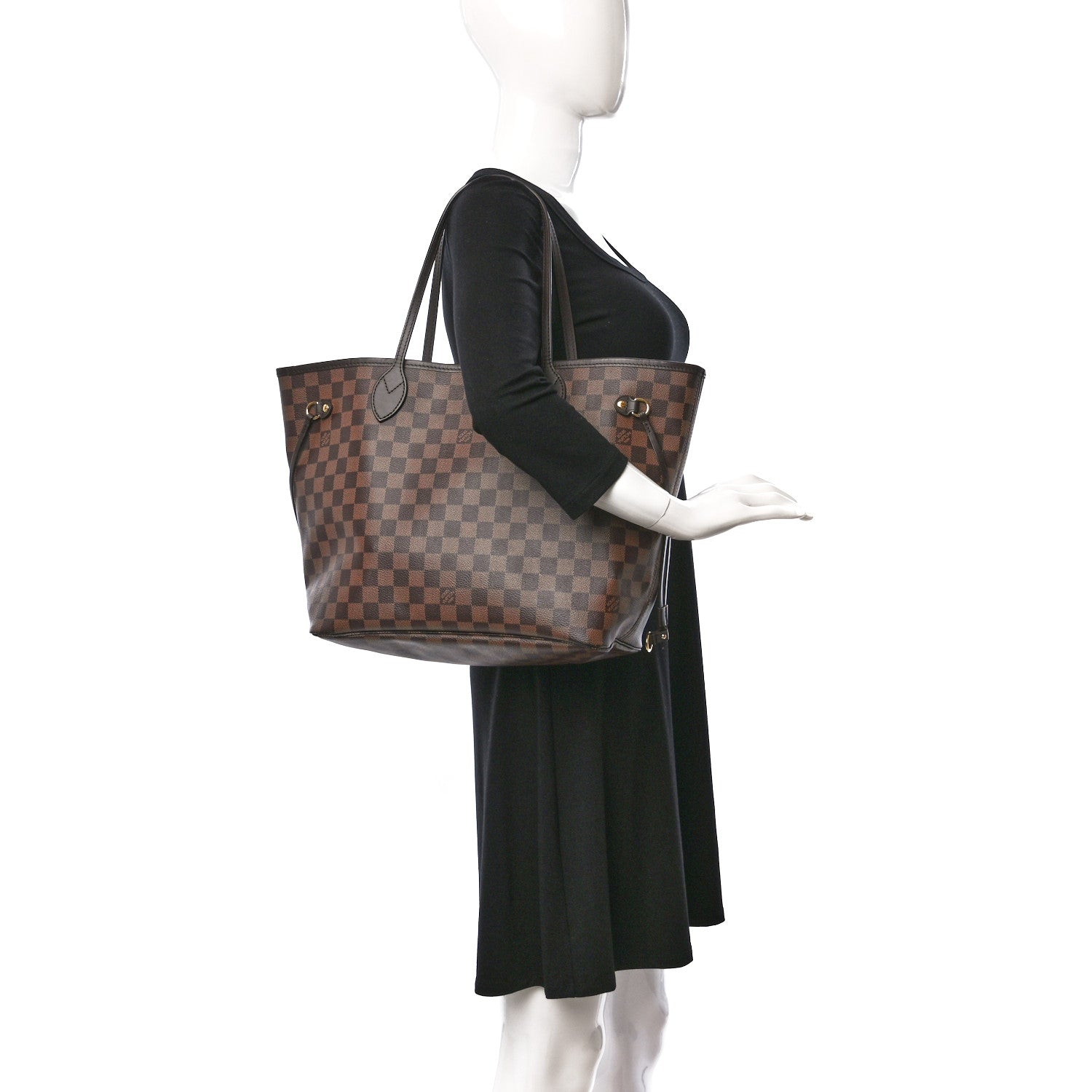 Louis Vuitton Damier Ebene Neo Neverfull MM 2 of 8