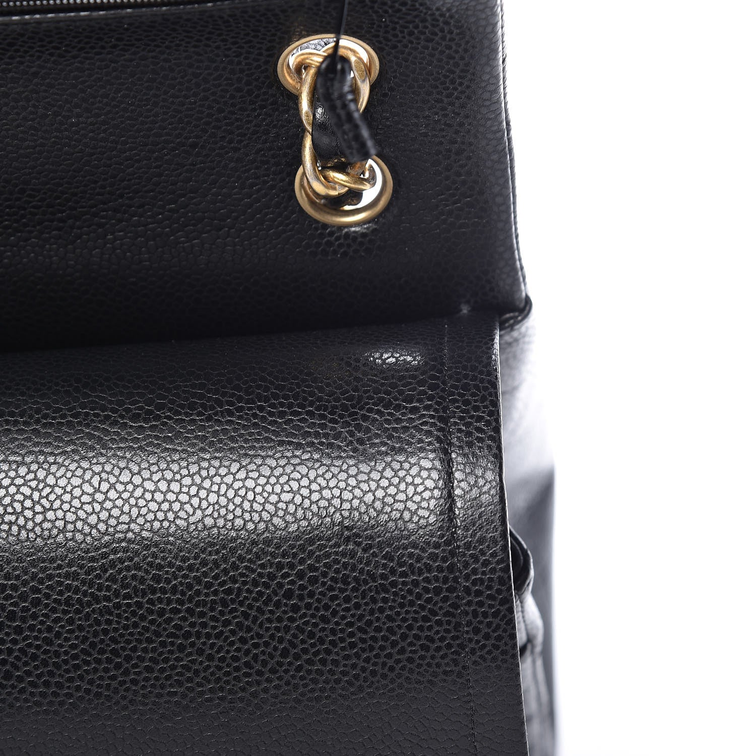 Chanel Caviar Quilted Jumbo Double Flap Black 10 of 12