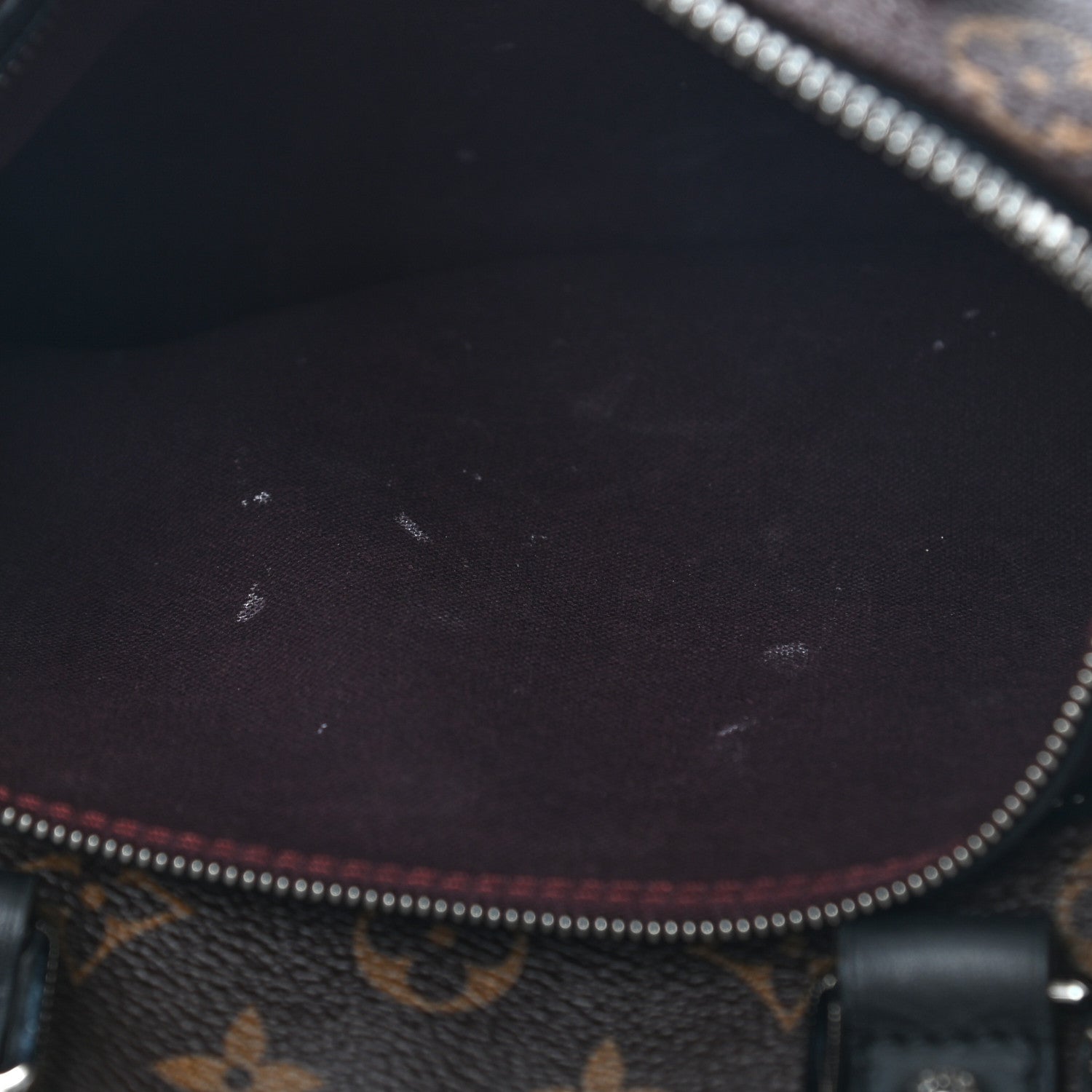 Louis Vuitton Monogram Macassar Keepall Bandouliere 45 14 of 19