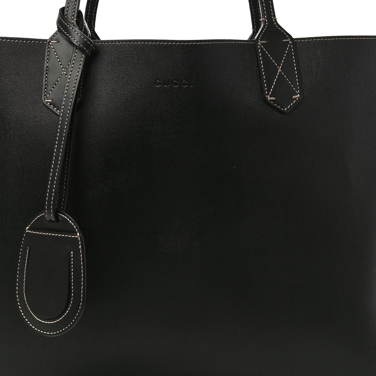 Gucci Calfskin GG Supreme Monogram Medium Reversible Tote Black 12 of 16