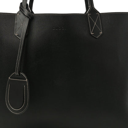 Gucci Calfskin GG Supreme Monogram Medium Reversible Tote Black 12 of 16