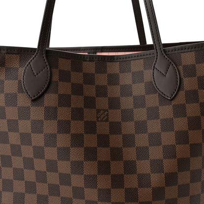 Louis Vuitton Damier Ebene Neo Neverfull MM Rose Ballerine 8 of 10