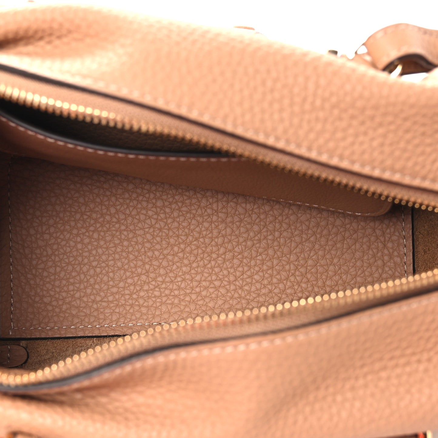Taurillon Soft Mini Cool Box Satchel Latte