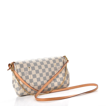Louis Vuitton Damier Azur Favorite MM 3 of 10