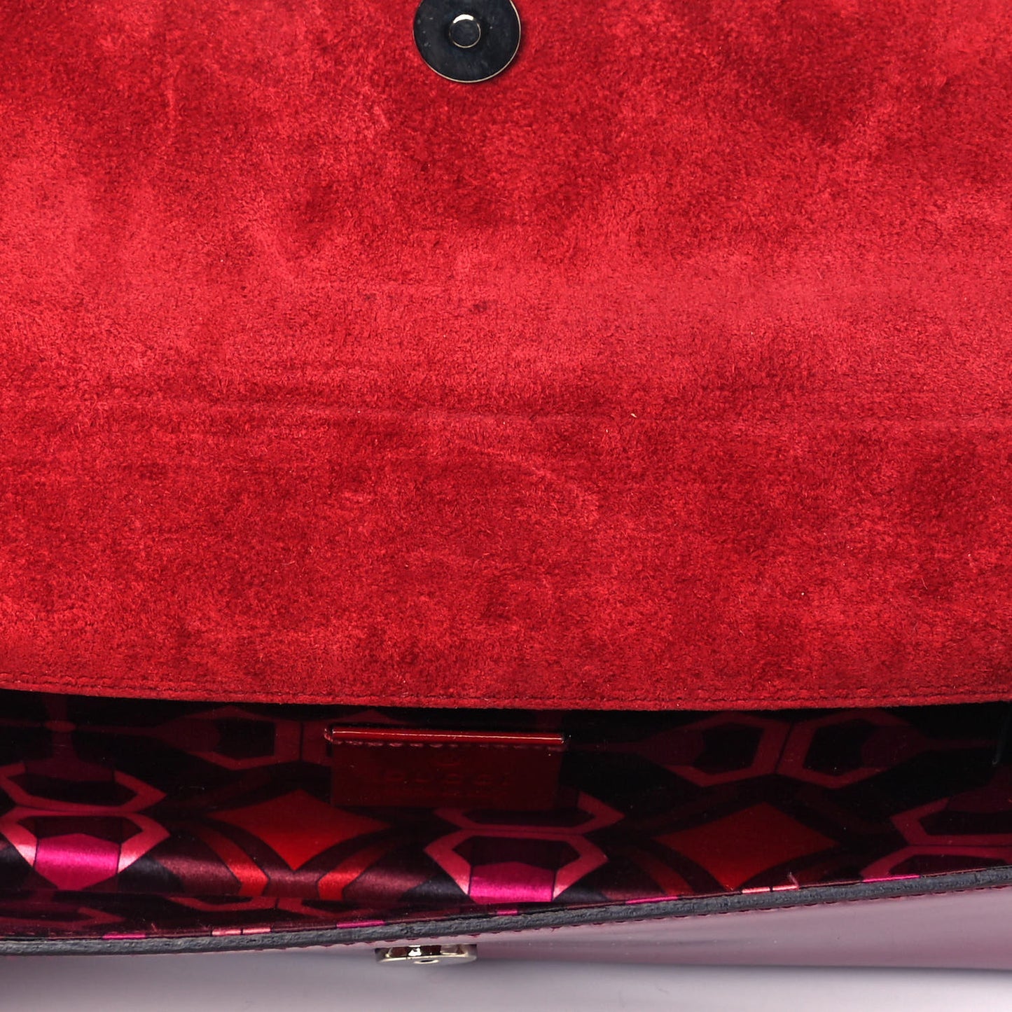 Patent Romy Clutch Red