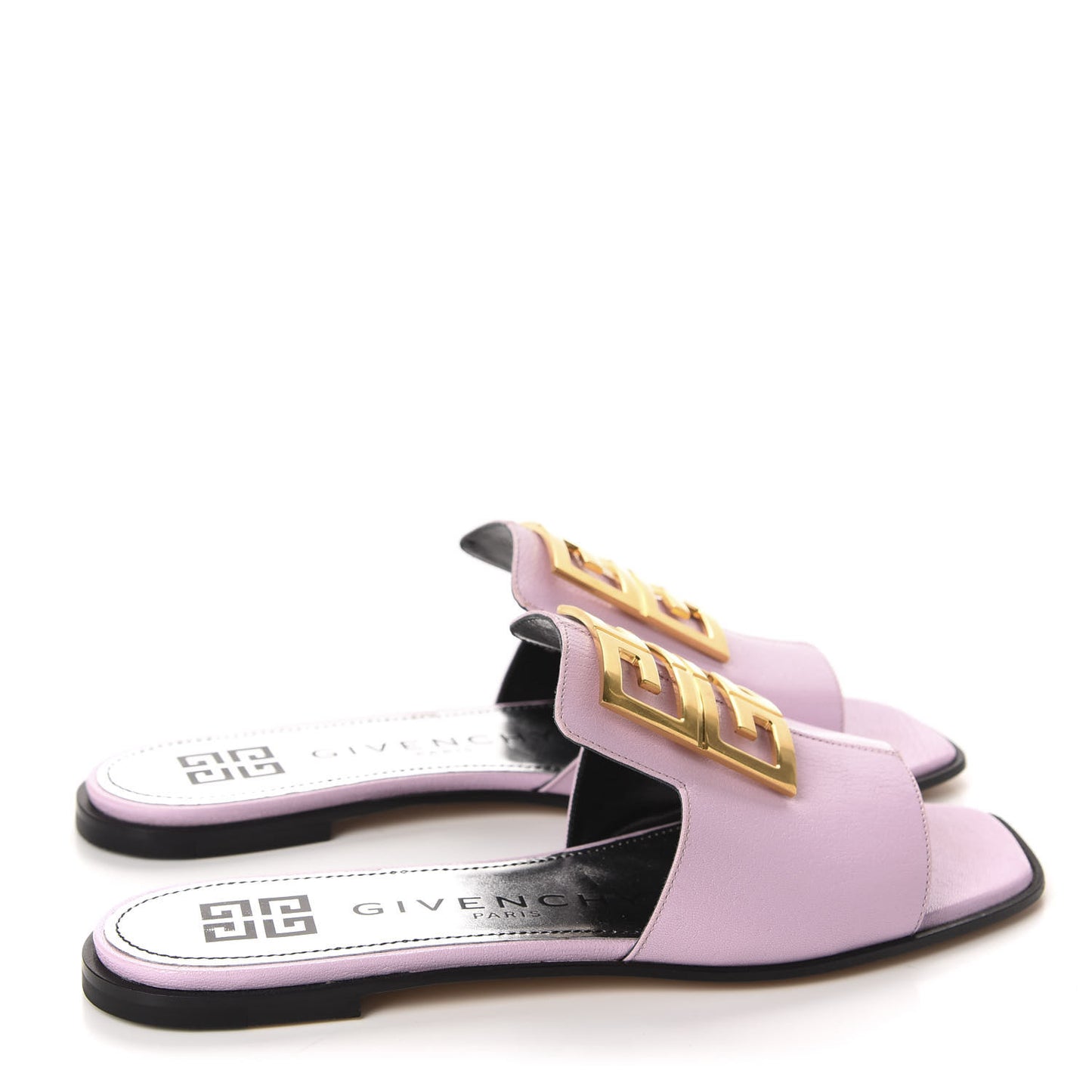 Goatskin 4G Flat Sandals 38.5 Pink